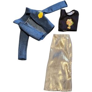 Barbie Outfit Inspired by Lemon Meringue – 3-Piece Set